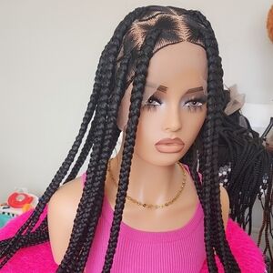 Black Braided Wig